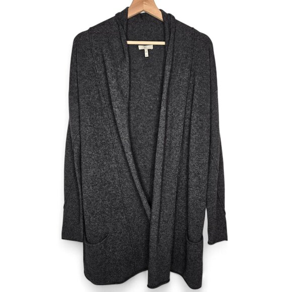 Joie Cashmere Blend Open Front Cardigan Women's Raw Hem Lightweight Cottage XS - Picture 1 of 5